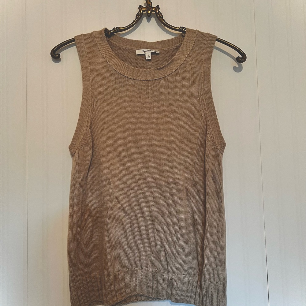 Splendid Brown Knit Top